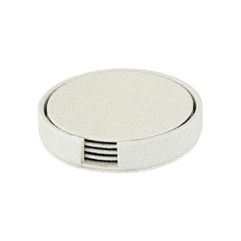 Bodrum Skate Boxed Coaster Set of 4 Oyster