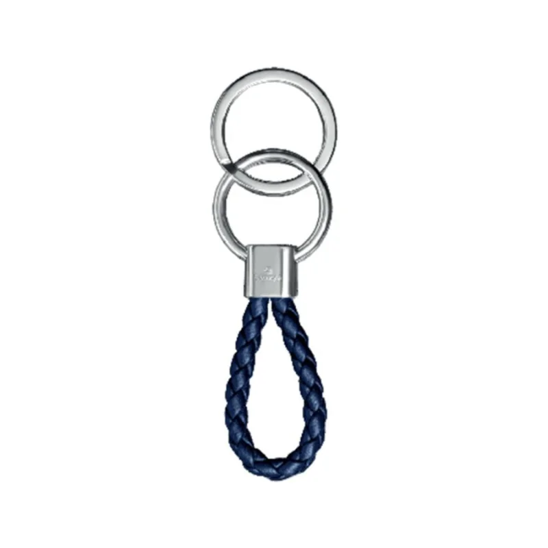 Christofle Duo Complice Key Chain Blue