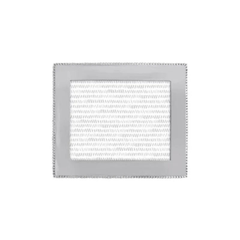 Beaded Frame Silver
