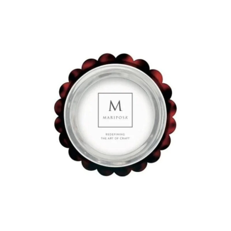 Tortoise Scallop Round Frame