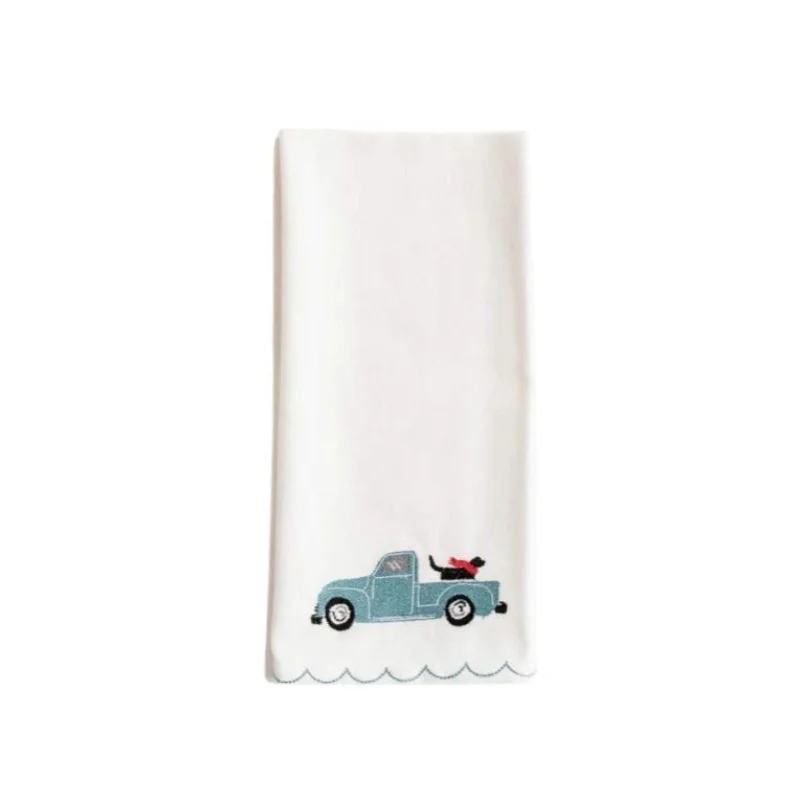 Blue Truck Tea Towels Set of 2
