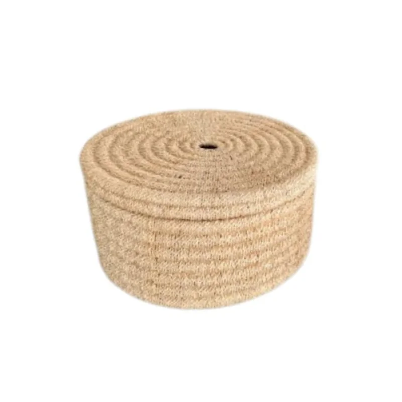 Woven Basket With Lid