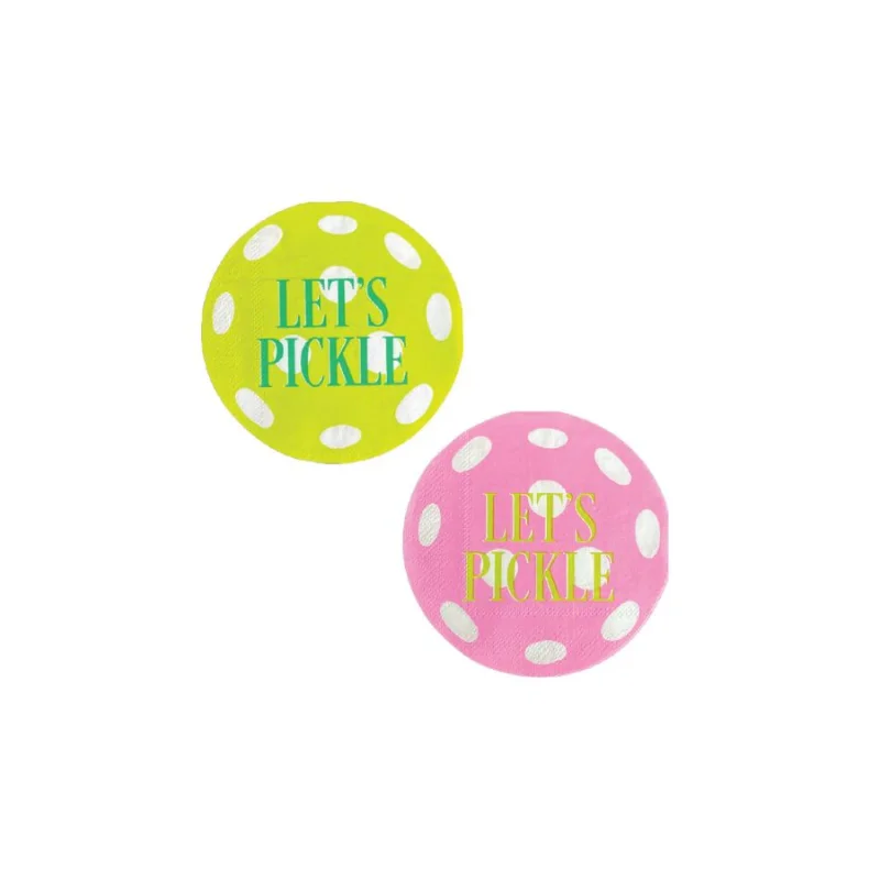 Pickleball Social Club Let’s Pickle Cocktail Napkins