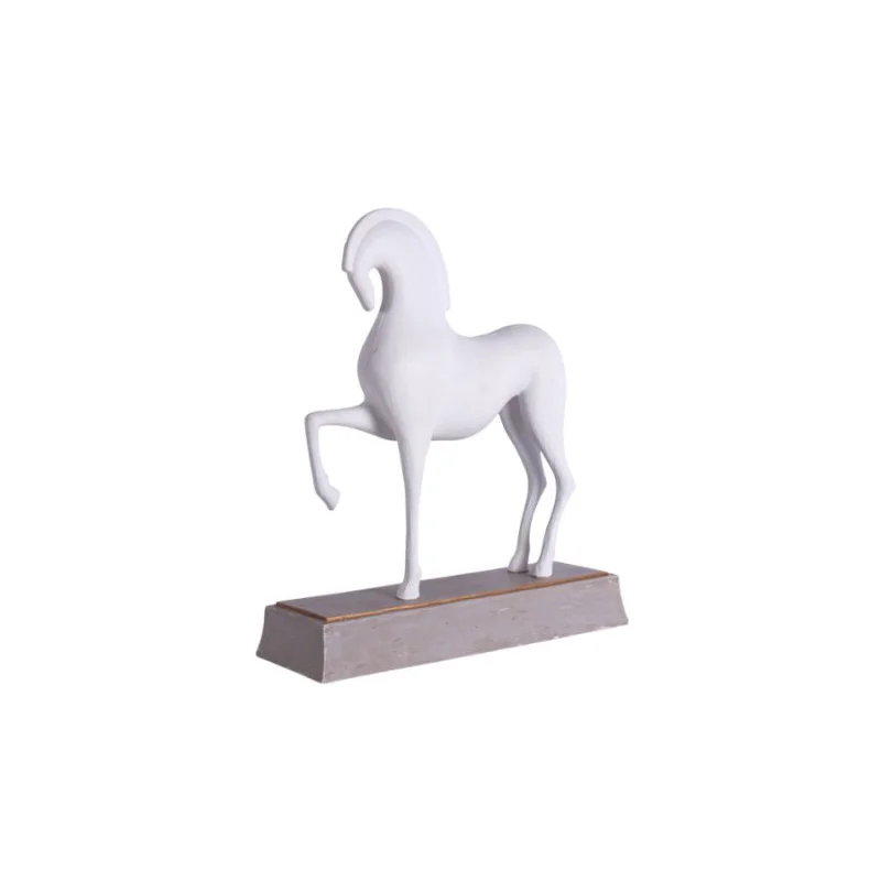 Premier Cheval White Sculpture