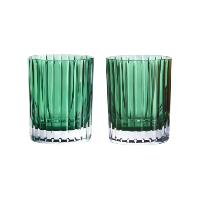Baccarat Harmonie Tumblers Color of Joy Set of 2 Red