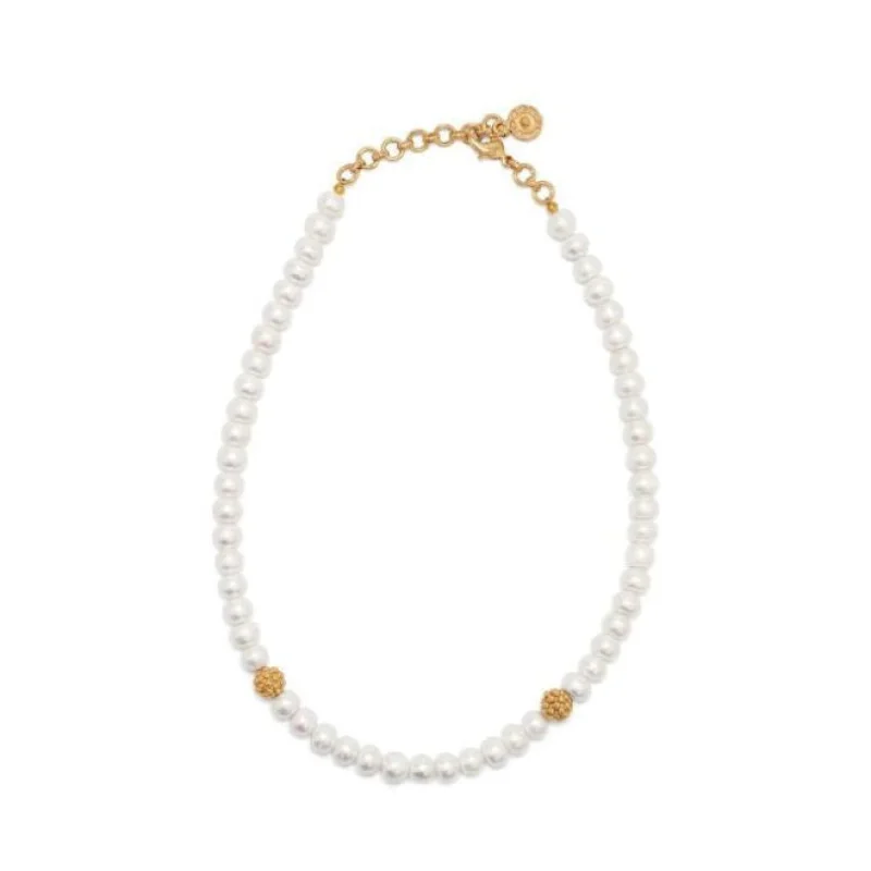 Berry Single Strand Necklace Pearl