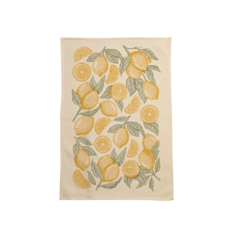 Lemon Pattern Kitchen Towel