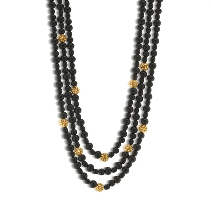 Berry 3-Strand Necklace