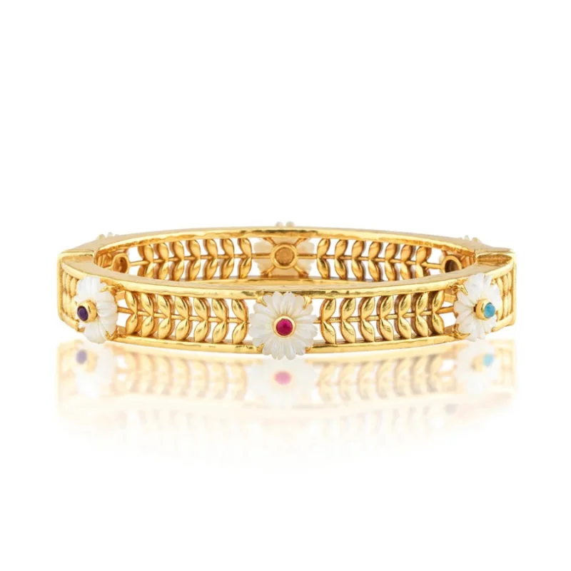 Villandry Fleur Vine Hinged Bangle