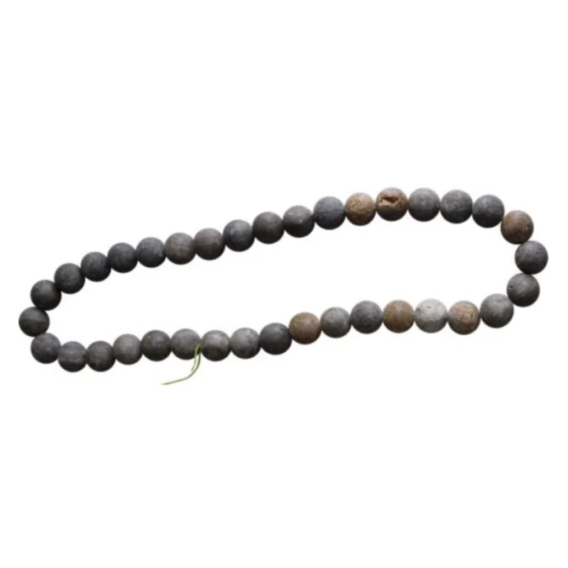 Black Marble Decorative Beads