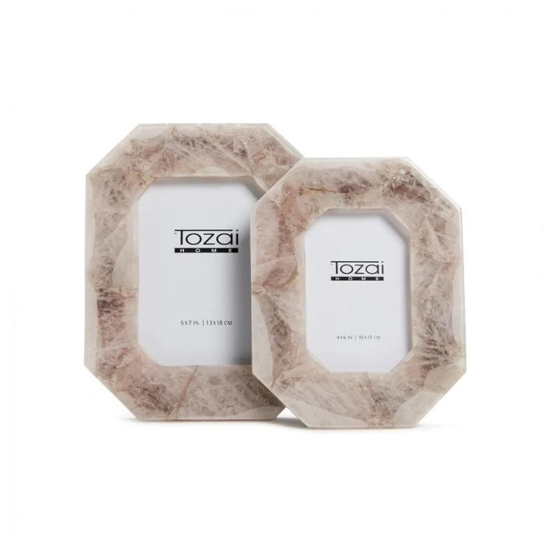 Pink Quartz Photo Frame