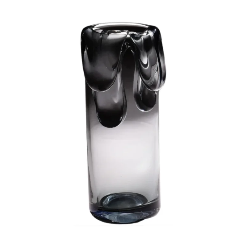 Glass Vase Gray