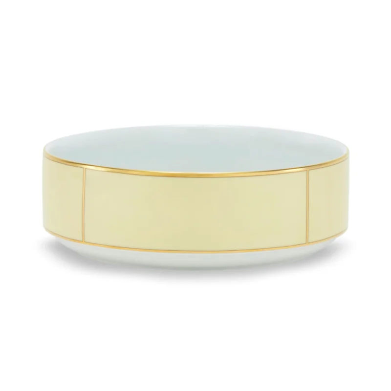 Ginori Diva Giallo Salad Bowl Registry Exclusive