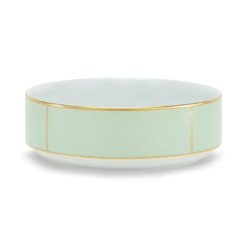 Ginori Diva Verde Salad Bowl Registry Exclusive