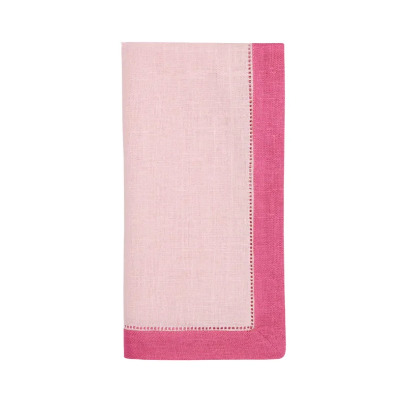 Sferra Roma Napkins Carnation/Pink Set/4