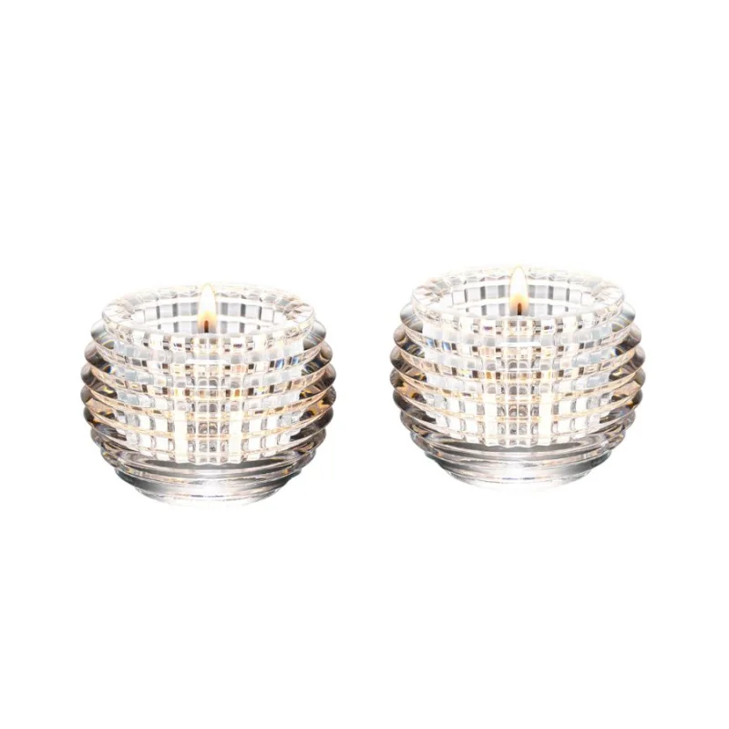 Baccarat Eye Votive Set of 2 Registry Exclusive Clear