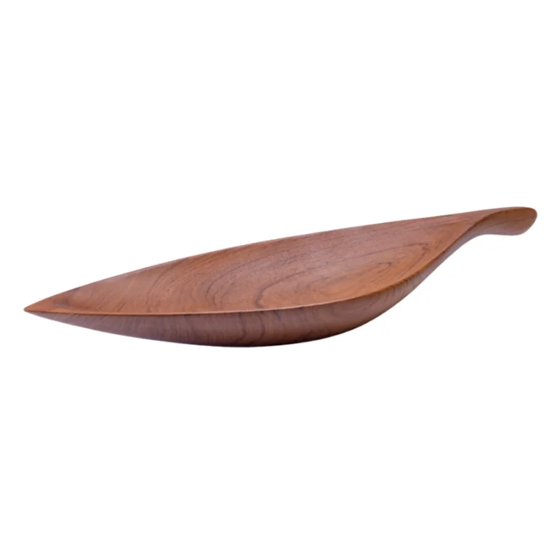 Teak Wood Vintage Bird Bowl Registry Exclusive