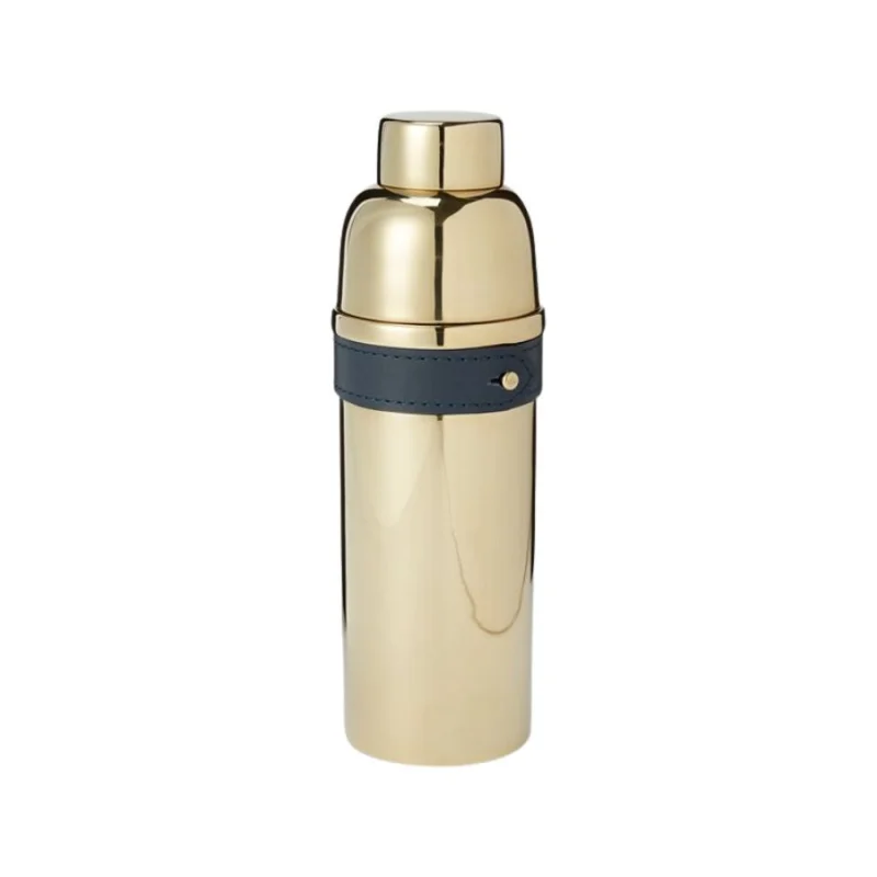 Ralph Lauren Wyatt Cocktail Shaker Registry Exclusive Gold/Navy