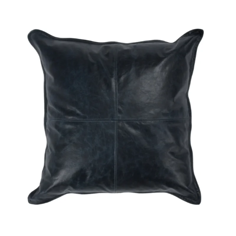 SLD Leather Pillow Nightfall Blue