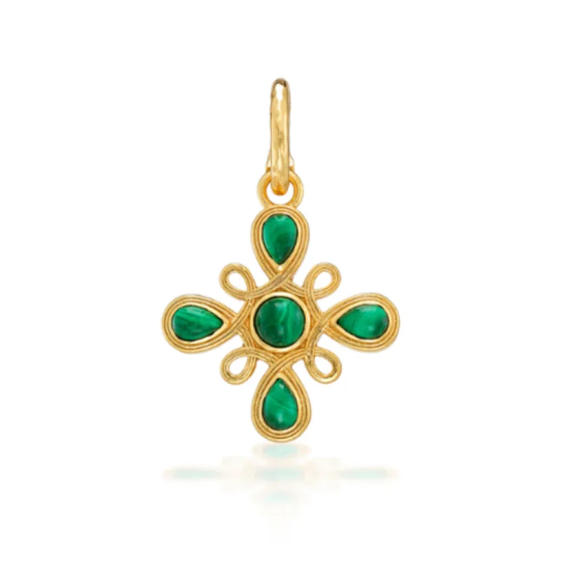 Monique Gem Pendant Malachite