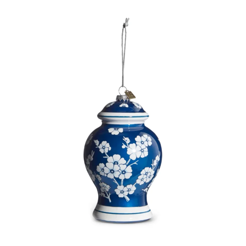 Ginger Jar Ornament Blue