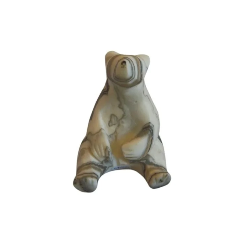 Polar Bear Zebra Onyx Sitting