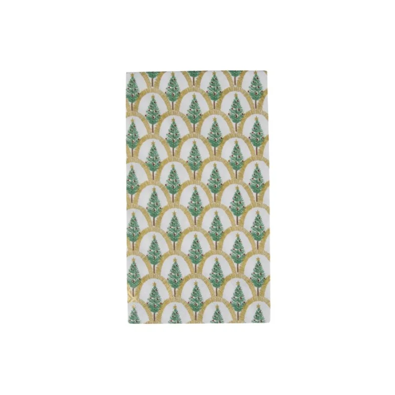 Deco Christmas Gold Guest Towel Napkins