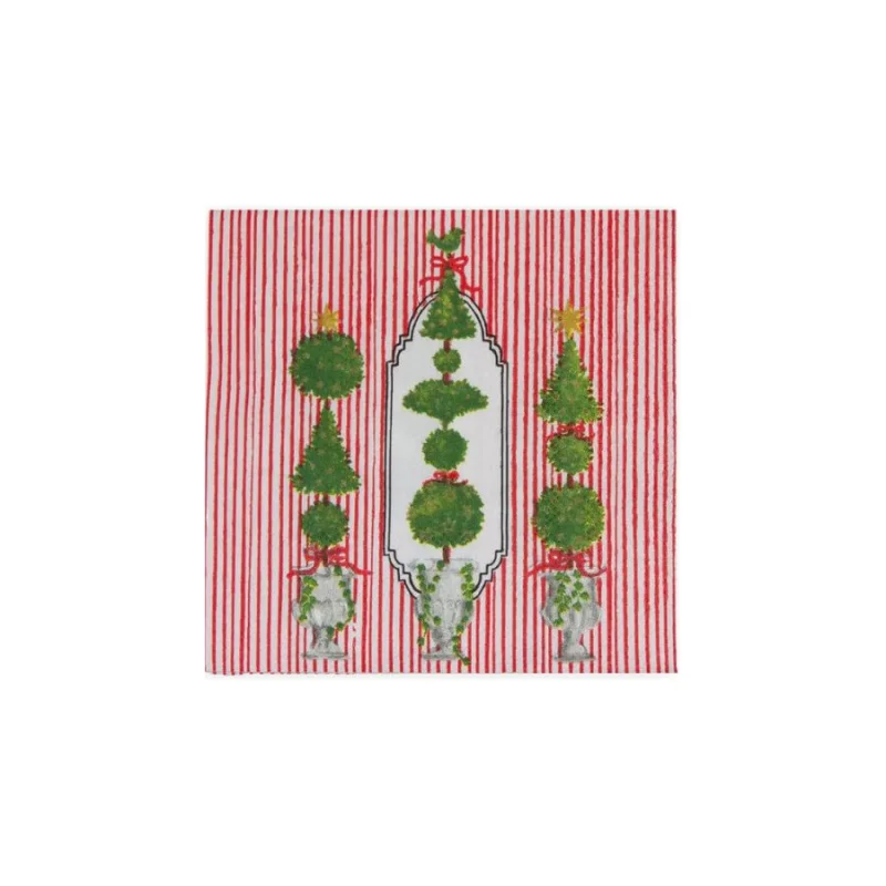 Eloise Red Cocktail Napkins