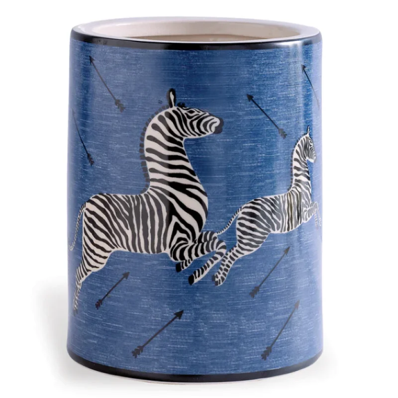 Zebra Ice Bucket – Blue