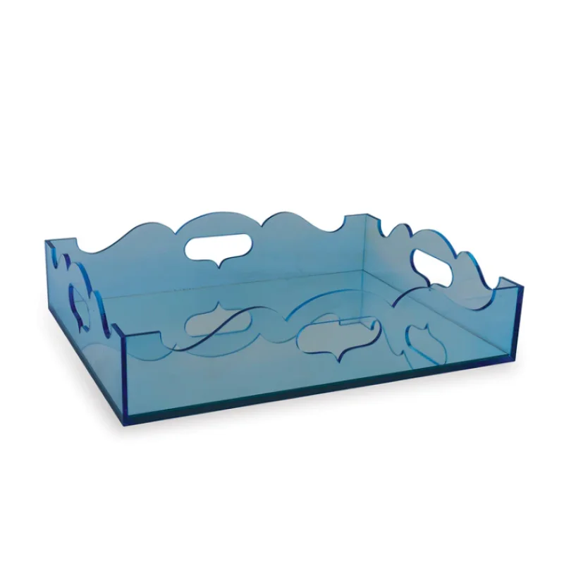 Queen Anne Tray Blue