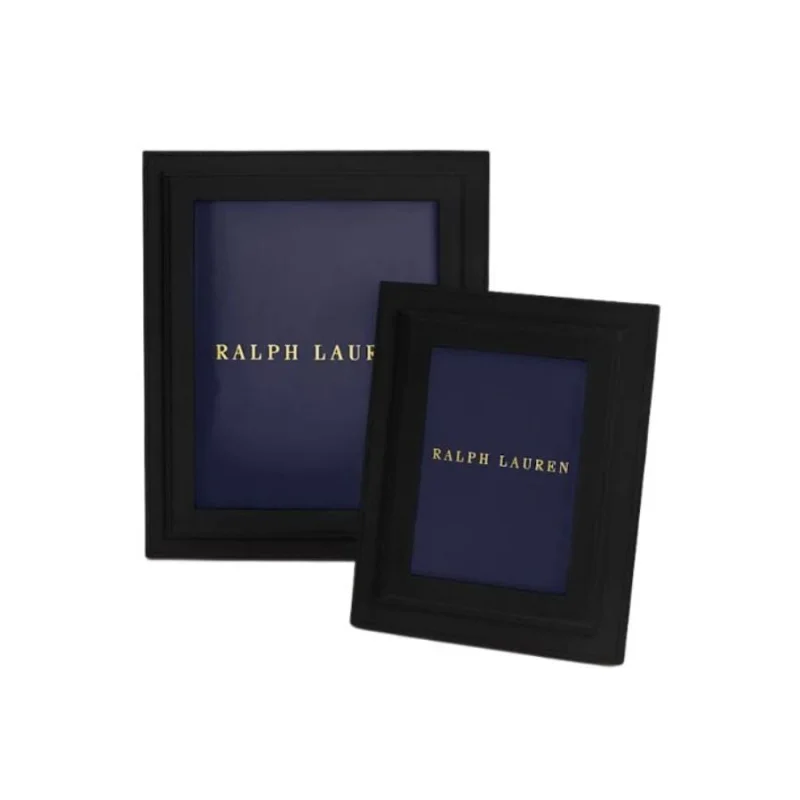 Ralph Lauren Brennan Leather Frame Registry Exclusive Black