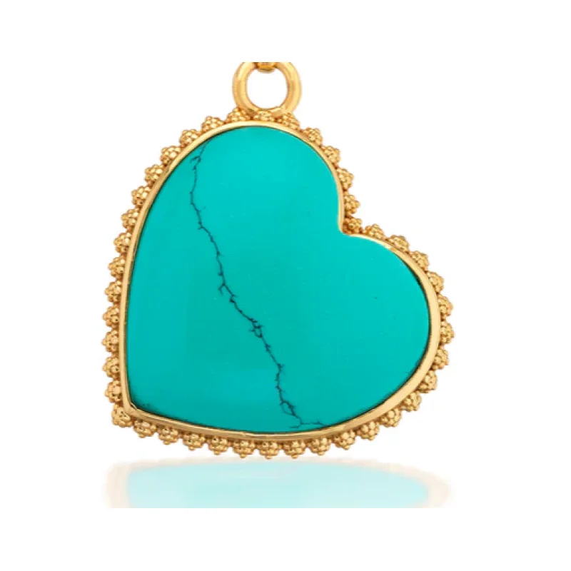 Love Gem Pendant Turquoise