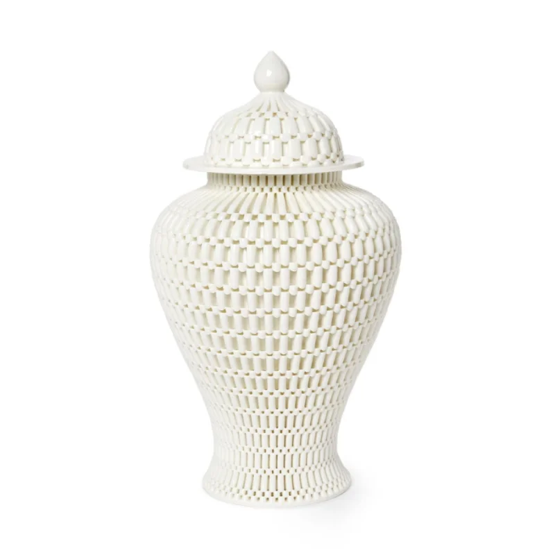 Filigree Covered Temple Jar