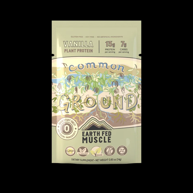 Common Ground Vanilla Plant Protein (Single Serving)