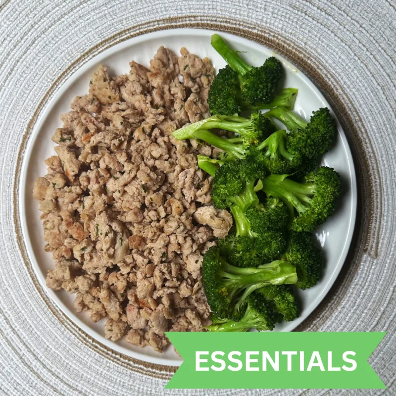 ESSENTIALS: Local Ground Turkey and Roasted Broccoli (GF)