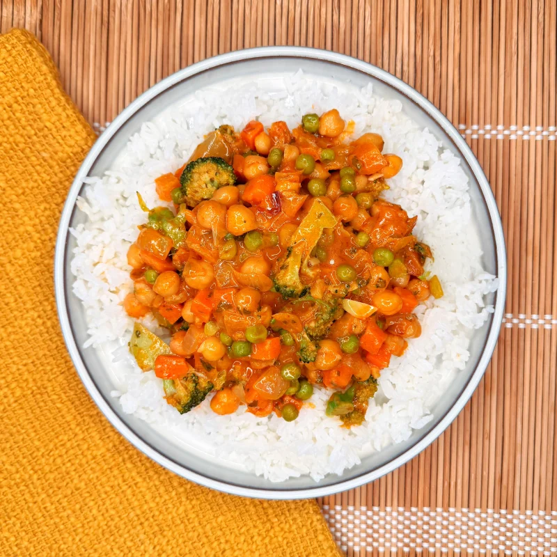 Thai Chickpea Coconut Curry (GF, Vegan)