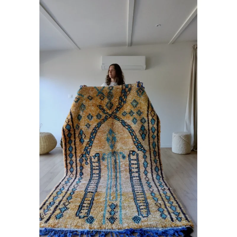 Beni Ouarain Moroccan Colorful Rug (883) 257x152cm – India