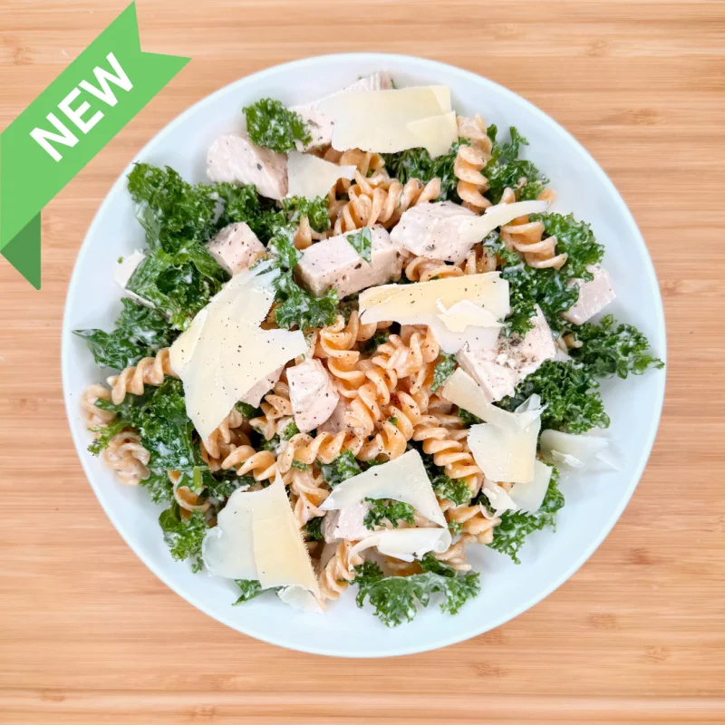 Chicken Kale Caesar Salad