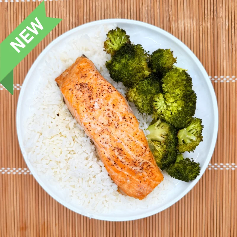 Essentials: Salmon, Rice and Roasted Broccoli (GF)