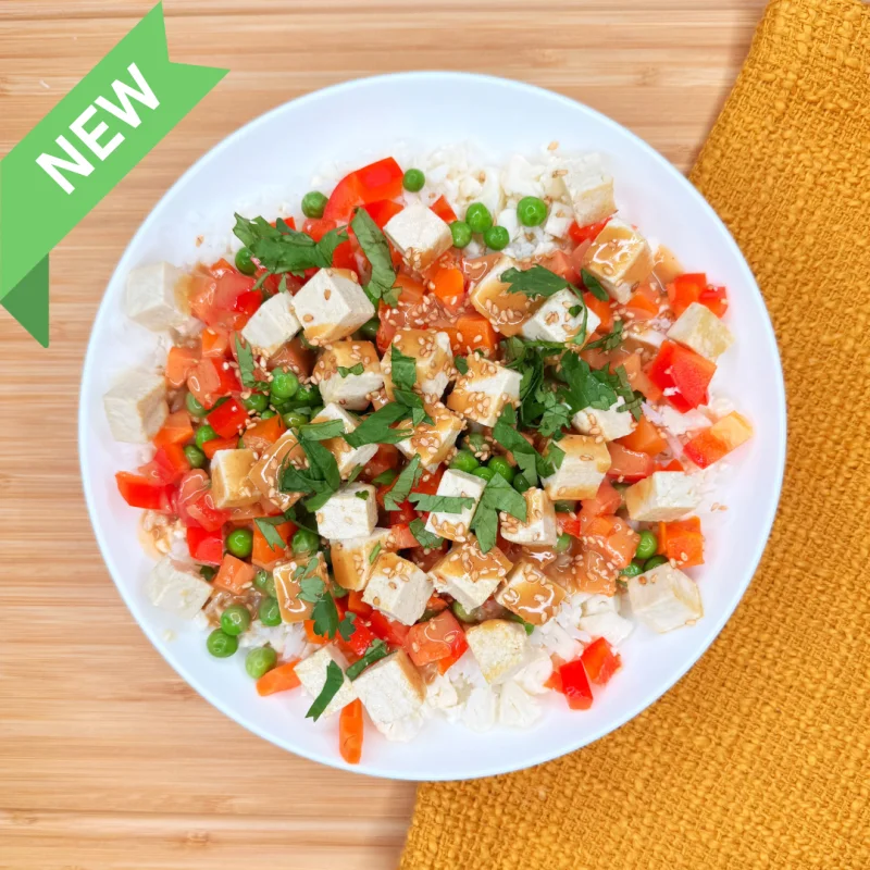 Peanut Tofu Bowl (GF, Vegan)