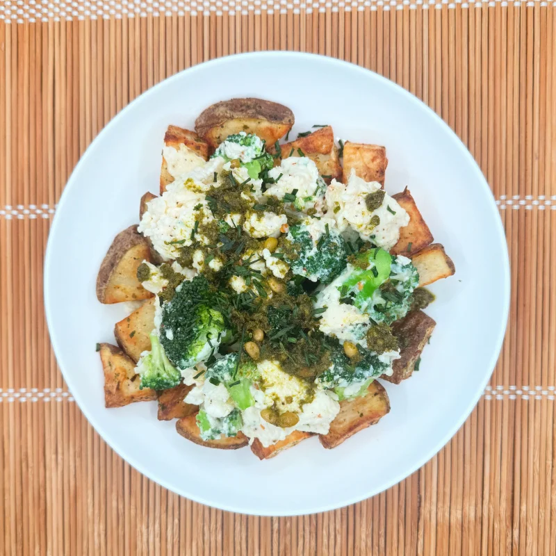 Pesto Egg White Scramble (GF)