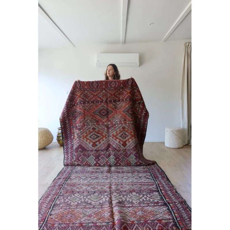 Vintage Berber Kilim Rug (841) 330x160cm