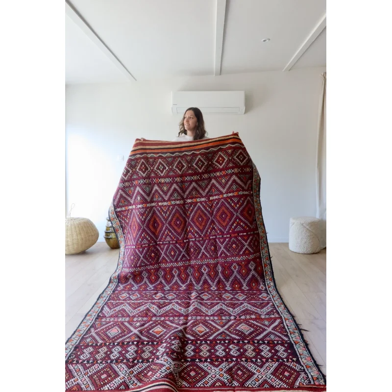 Vintage Berber Kilim Rug (844) 300x165cm