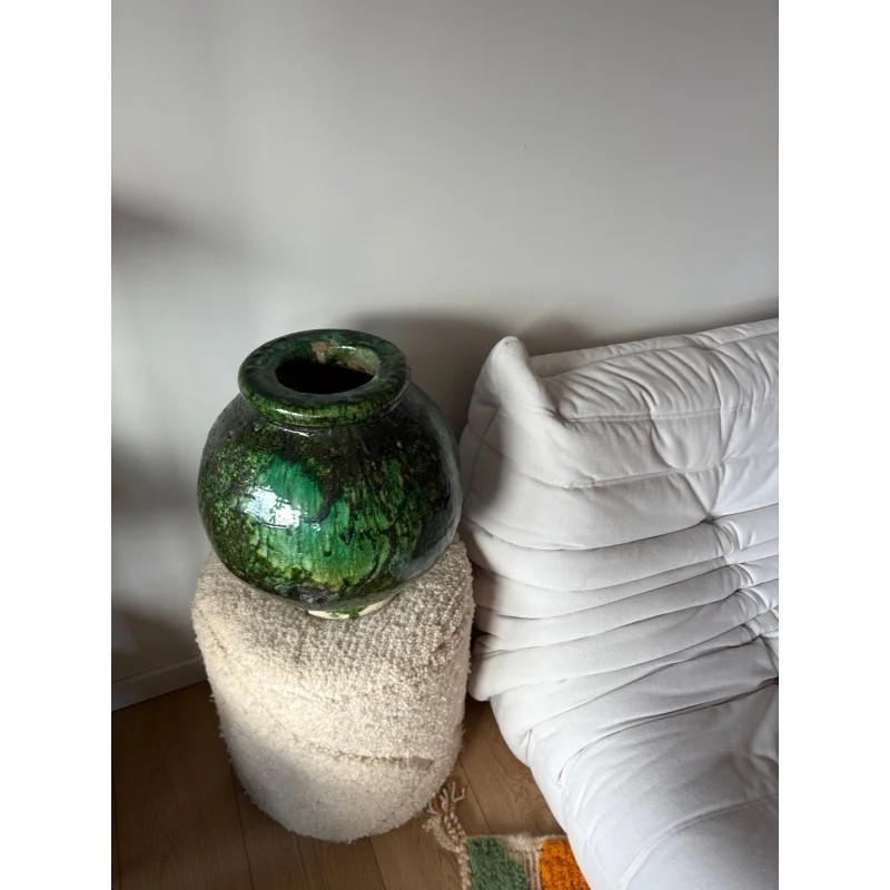 Handmade Tamegroute Ceramic Pot