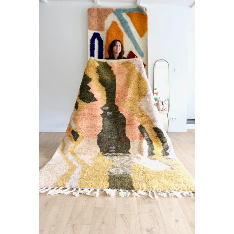 Beni Ouarain Moroccan Colorful Rug (1162) 233x173cm – Ostuni