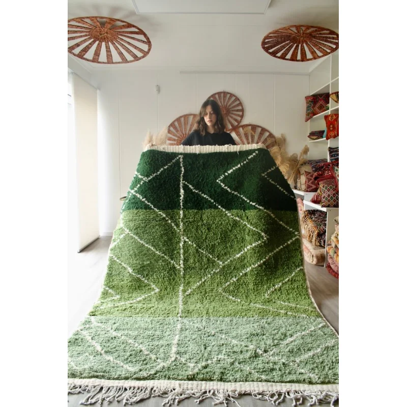 Green Berber Rug made to order (3)