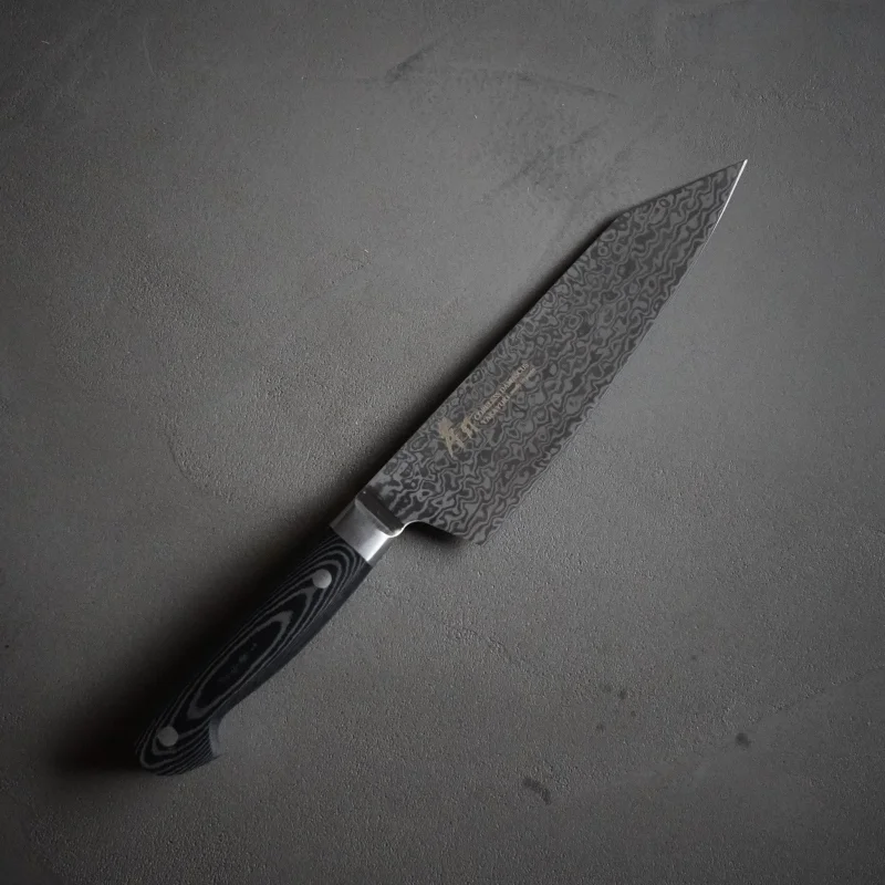 Coreless Damascus Sword-shaped Santoku / Sakai Takayuki