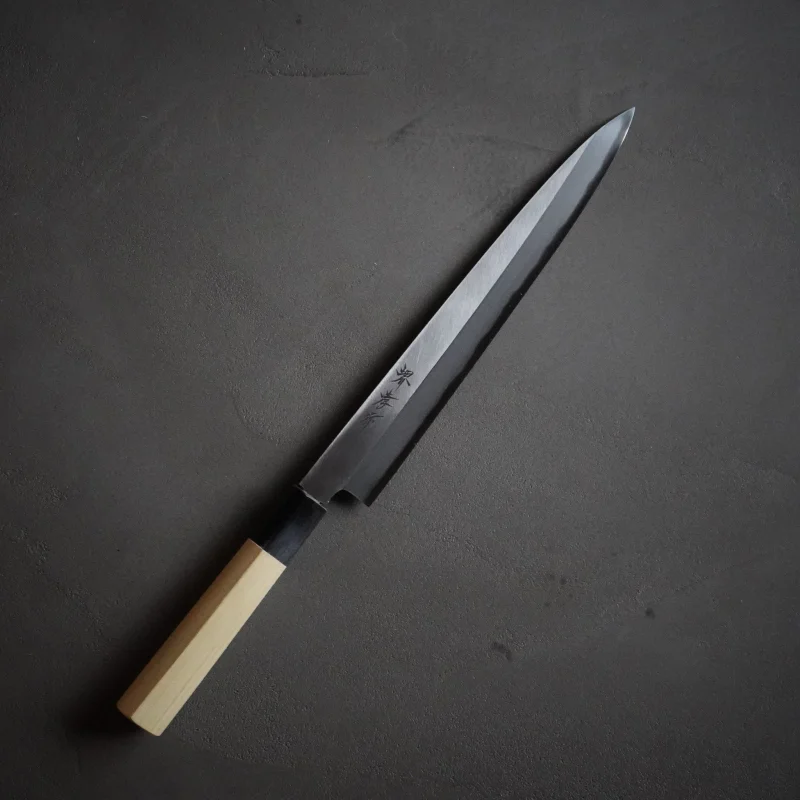 Kasumi-honed buffalo-handled Masao Sashimi Knife / Sakai Takayuki