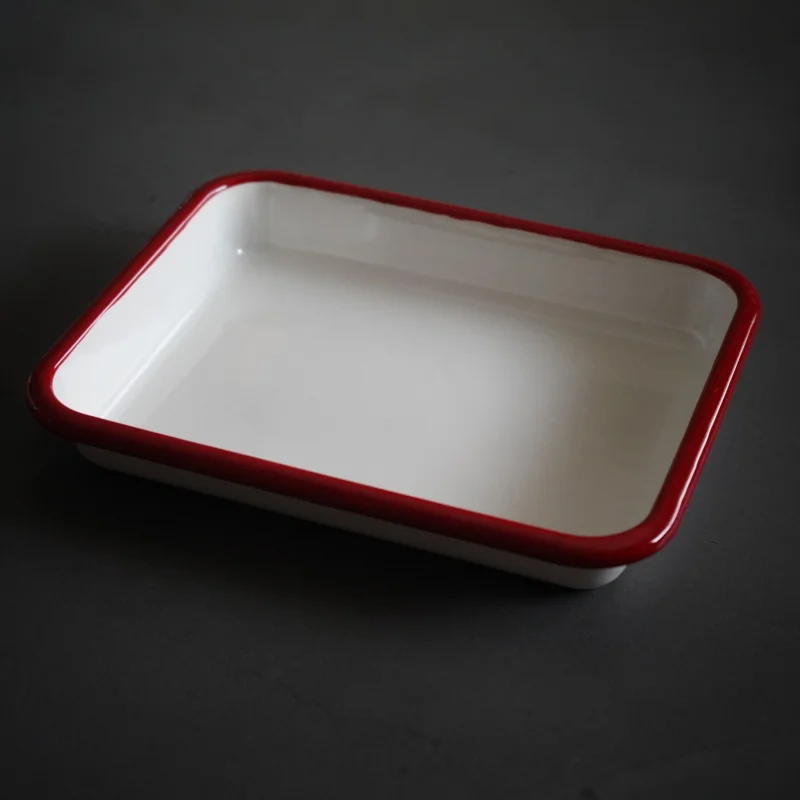 Enamel cooking tray (new red) / Fuji Enamel S 21017030